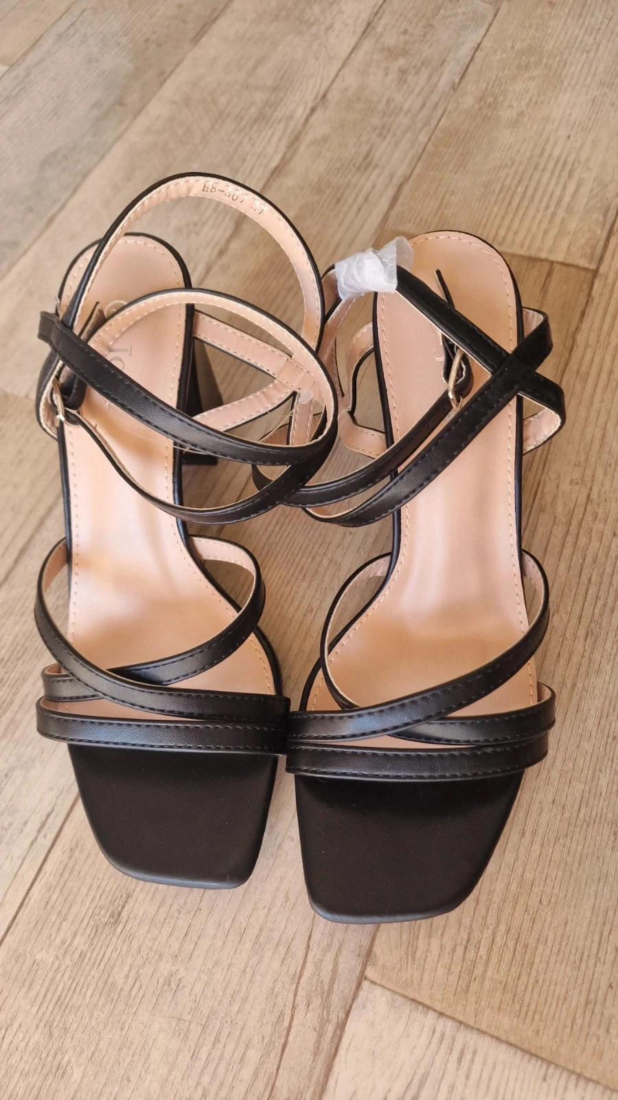 Sandales à talons Joia noires à brides – pointure 37 – photo 9